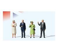 Preiser 13407 Reina Elizabeth II Edición Especial Figura Juego Pintado 1:87