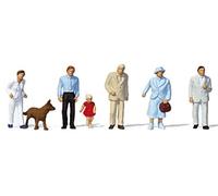 Preiser 14089 Figuras con Perro Accesorio H0 (HO) Escala 1:87 Nuevo