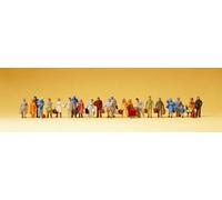 Preiser 14401 Viajeros De Pie Y De Paso, 24 Figuras, H0