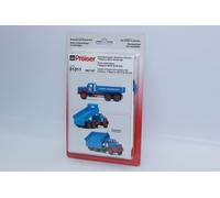 Preiser 31311 Volquete Basculante Azul Schmitt Magirus F200 D26 Kit 1:87 H0 Neu