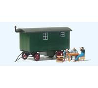 Preiser 33263 Obreros de la Constucción en Pausa, Vagón Construcción Accesorio