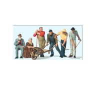 Preiser 45157 G Figuras Población Rural 6 Figuras + Accesorios 1:22.5 Nuevo