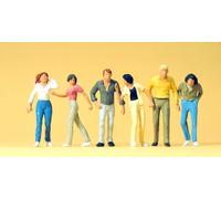 Preiser 65321 Pasajeros Caminando, Escala 0