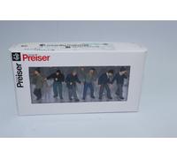 Preiser 68211 Obreros 6 Figuras 1:87 H0 NUEVO OVP