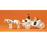 Preiser 75151 Carroza De Boda Abierta, Modelo Listo, TT