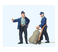 Preiser G 45098 - Personal De Carga (2 Figuras + Carretilla) Nuevo