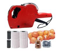 Preisivetage Machine - Manual Label Applicator, equipo de conocimiento de precios al por menor, práctica máquina de codificación para cafetería, supermercado, escaparate, identificación de productos