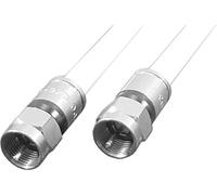 Preisner FPK430 - Cable coaxial (0,43 m, F, F, Male Connector/Male Connector, Blanco)