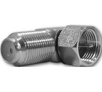 Preisner FWV1 Adaptador de Cable F Plata - Adaptador para Cable (F, F, Male Connector/Female Connector, Plata)