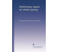 Preliminary report on street paving