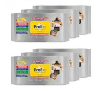 Preline Toallitas de limpieza desengrasantes, tamaño XL, grandes y fuertes, con vinagre blanco y bicarbonato, aroma a limón, elimina la grasa y la suciedad, natural y sin químicos, para cocina y horno