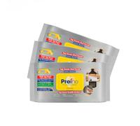 Preline Toallitas de limpieza desengrasantes, tamaño XL, grandes y fuertes, con vinagre blanco y bicarbonato, aroma a limón, elimina la grasa y la suciedad, natural y sin químicos, para cocina y horno