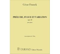 Prelude fugue et variation opus 18 piano