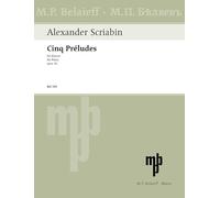 Préludes (5) Op.16 --- Piano