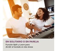 Preludio Teclado 88 teclas velocidad pedal sostenido negro SCHUBERT