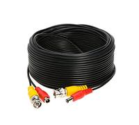 Premade BNC Cable/Cable de vídeo y alimentación para cámara de Seguridad, CCTV, DVR, Sistema de vigilancia, Plug & Play