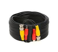Premade BNC Cable/Cable de vídeo y alimentación para cámara de Seguridad, CCTV, DVR, Sistema de vigilancia, Plug & Play