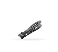 Premax Cortaúñas para uñas de los pies con cuchillas redondeadas, 9 cm, color negro