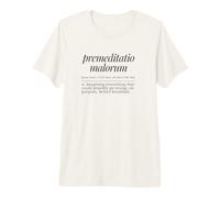 Premeditatio Malorum Definición Latina Filosofía Antigua Camiseta Premium