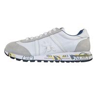 PREMIATA Lucy 6915 - Zapatos de hombre de nailon y ante blanco, Color blanco., 41 EU