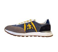 PREMIATA Zapatos de hombre Zapatillas de gamuza Tela JOHNLOW_5982 Blu-Amarillo, turquesa, 40 EU