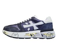 PREMIATA Zapatos Hombre Zapatillas Gamuza Tela Mick_7209 Azul-Blanco, turquesa, 42 EU