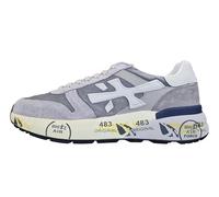 PREMIATA Zapatos Hombre Zapatillas Gamuza Tela Mick_7217 Gris-Azul, Gris, azul, 44 EU