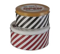 Premier 0507302 Latas de Almacenamiento, Estaño, Multicolor
