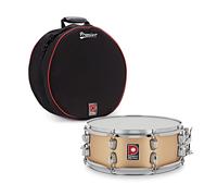 Premier Artist 14" x 5.5" Brass Snare Drum Brushed Brass & Soft Case