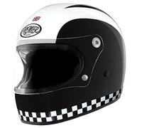 Premier CASCO TROPHY RETRO',BLANCO NEGRO,XL