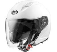 Casco Jet Moto Scooter Premier Dokker U8 Blanco Con Visera Parasole XL