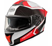 Premier Evoluzione DK 2 BM Casco, negro-blanco-rojo, tamaño S para Hombres