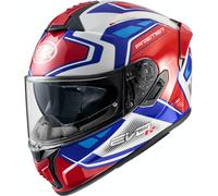 Premier Evoluzione RR 13 Casco, blanco-rojo-azul, tamaño XL para Hombres