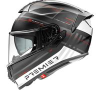 Premier Evoluzione SP 2 BM Casco, negro-blanco-rojo, tamaño L para Hombres