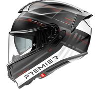 Premier Evoluzione SP, casco integral XS male Mate Negro/Blanco/Rojo