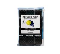Premier Grip® Grip Pádel | Grip Perforado Negro | Overgrip Padel | Paquetes 6/12 Unidades | Grip Raqueta | Máxima Absorción del Sudor | Cinta de Agarre Antideslizante | Accesorios Padel (6)
