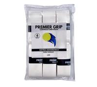 Premier Grip® Grip Pádel | Overgrip Pádel | Grip Liso Blanco | Paquetes 6/12 Unidades | Padel Grip | Máxima Absorción del Sudor | Cinta de Agarre Antideslizante | Accesorios Padel