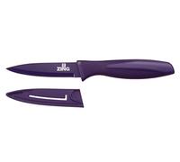 Premier Housewares 0907070 Zing-Cuchillo de Cocina con Hoja Antiadherente, TPE, Color Morado