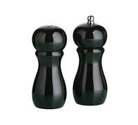 Premier Housewares 1103855 - Juego de salero y Molinillo de Pimienta, Color Negro Brillante