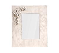Premier Housewares 2300740 Marco Chic para Fotos, 4 x 6 Pulgadas, Blanco Natural