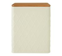 Premier Housewares 507482 Rhombus - Recipiente de Almacenamiento (Color Crema, Mediano)