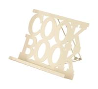 Premier Housewares 508384 - Atril para Libro de Cocina esmaltado con Texto en inglés Cook Book, 29 x 22 x 19 cm, Color Negro