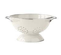 Premier Housewares 508558 - Escurridor esmaltado con Asas, 13 x 23 x 23 cm, Color Crema