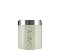 Premier Housewares 508682 - Bote para Guardar café, Acero Inoxidable esmaltado, Color Crema