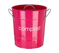 Premier Housewares 510024 - Papelera para Compost o residuos de Comida, Color Rosa Fucsia