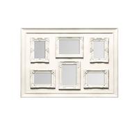 Premier Housewares 6 Photo Frame Picture Frames Cream Finish Picture Frames For Wall Photo Frame Set Multi Picture Frames For Wall 56H X 78W X 4D