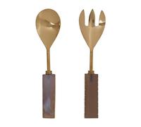 Premier Housewares Agata Grey/Gold Serving Set