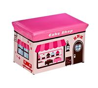 Premier Housewares - Asiento con Caja de almacenaje, diseño de Tren, de pastelería y de camión de Bomberos