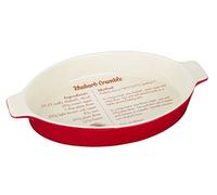 Premier Housewares Bandeja de repostería Cero, Color Rojo, 1,65 l, Piedra, Rojo, 1.35 L