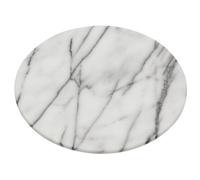 Premier Housewares - Bandeja giratoria de mármol, Color Blanco - Lazy Susan